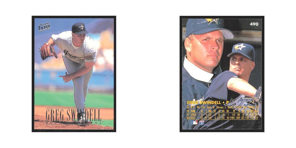 1996 Fleer Ultra Greg Swindell Astros #490