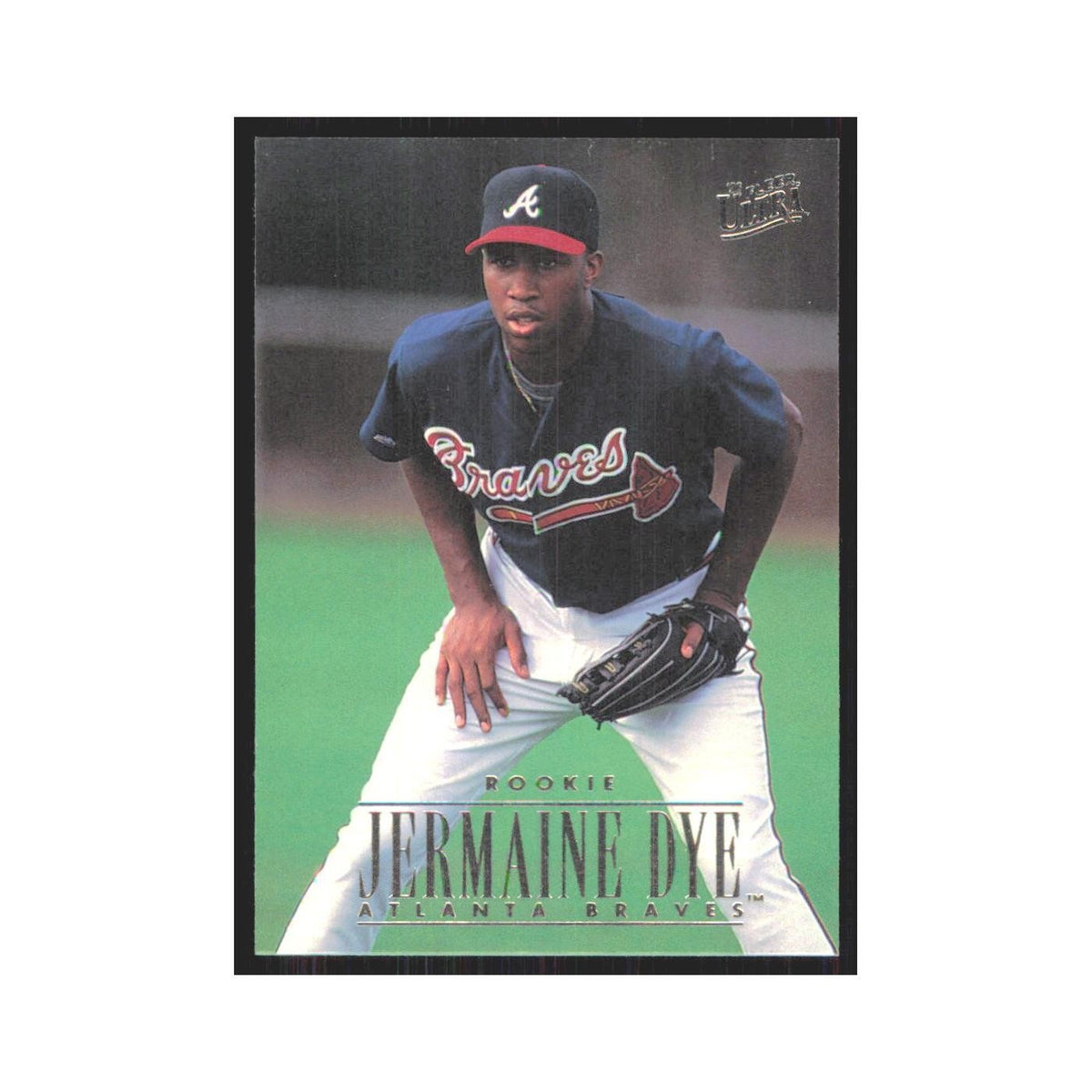 1996 Fleer Ultra Jermaine Dye Braves #438