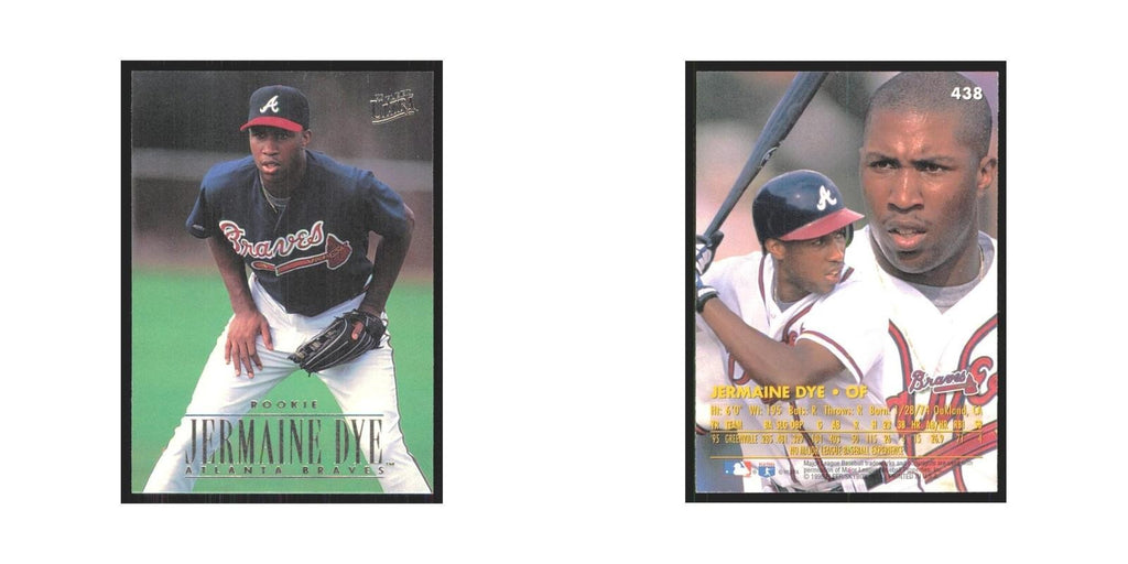 1996 Fleer Ultra Jermaine Dye Braves #438