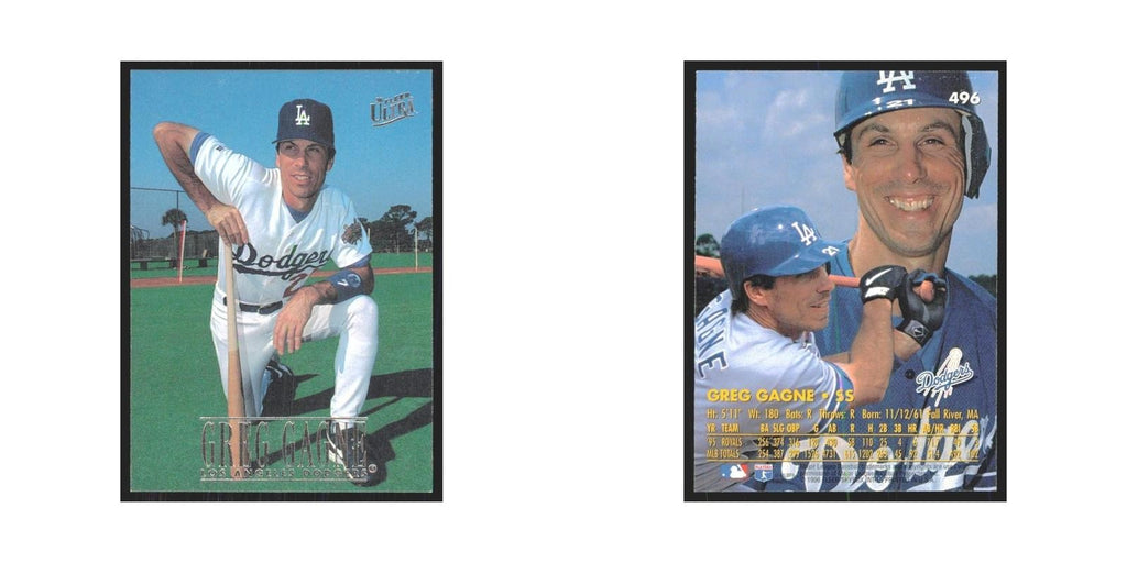 1996 Fleer Ultra Greg Gagne Dodgers #496