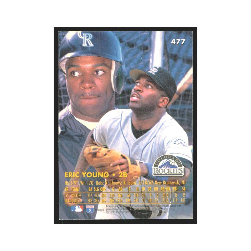 1996 Fleer Ultra Eric Young Rockies #477