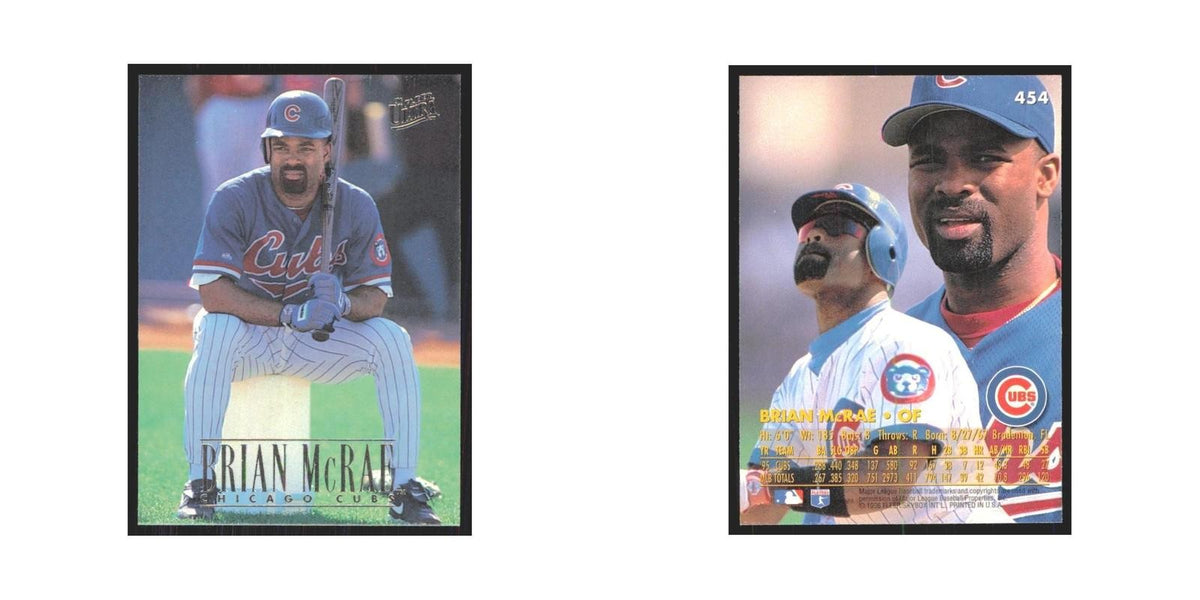 1996 Fleer Ultra Brian McRae Cubs #454