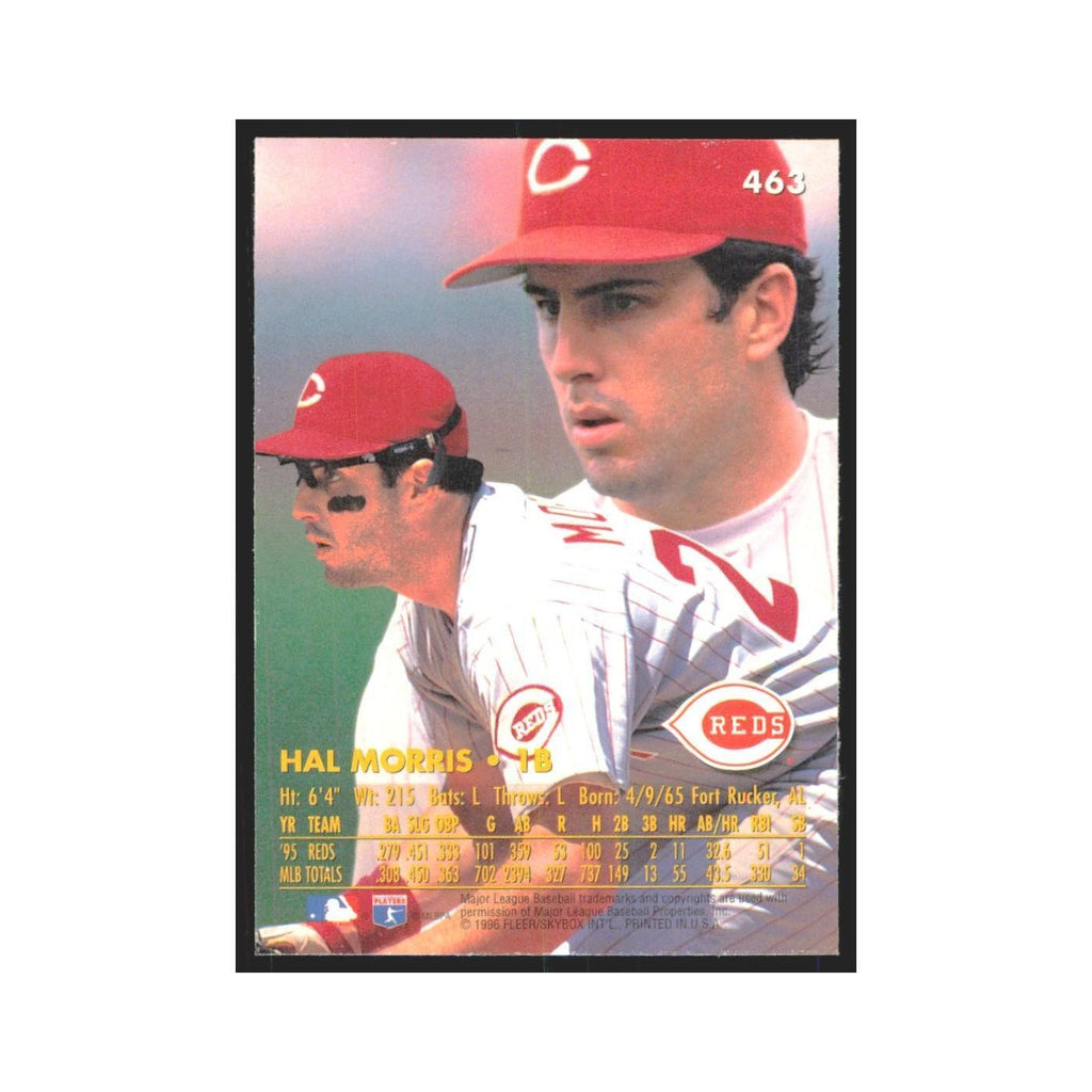 1996 Fleer Ultra Hal Morris Reds #463