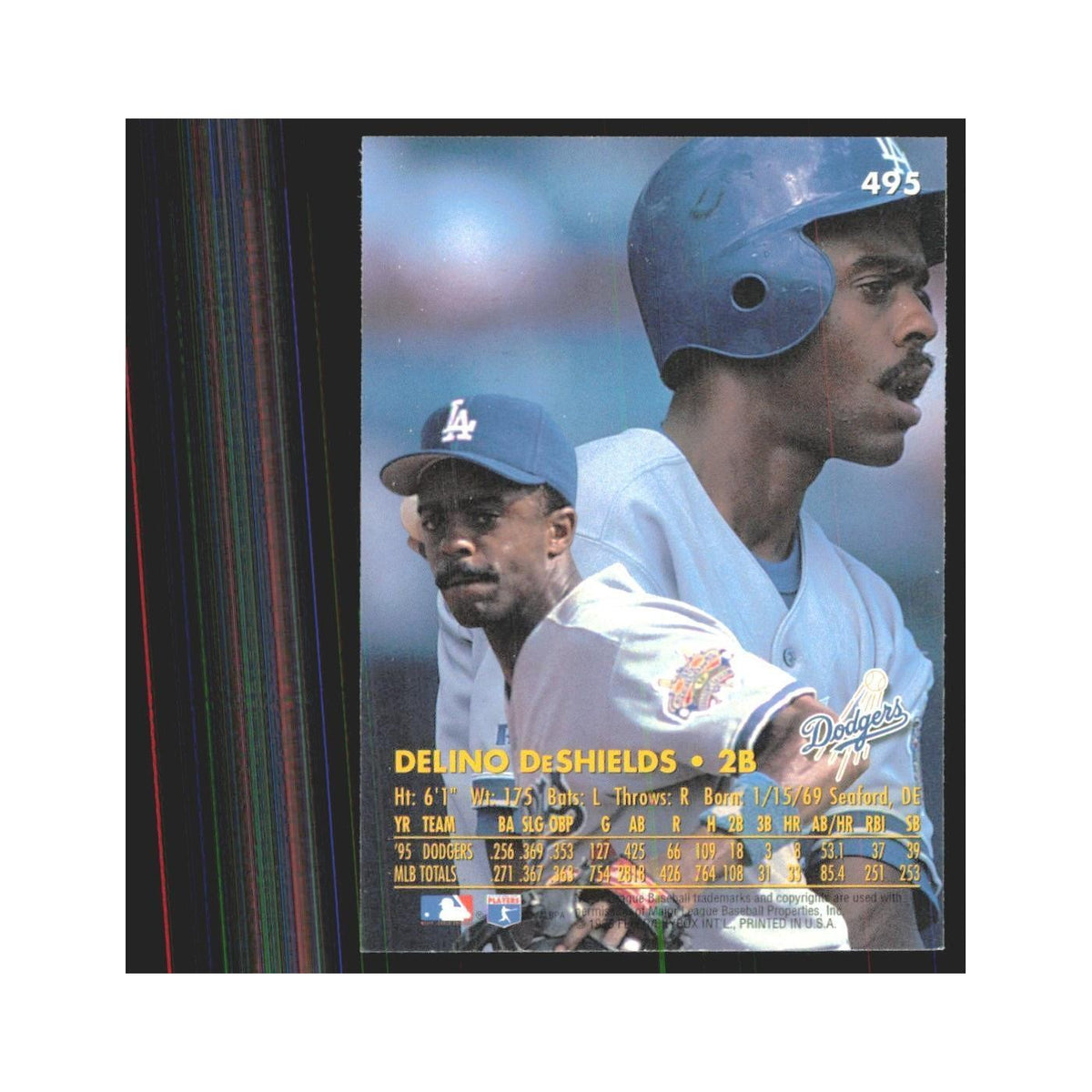 1996 Fleer Ultra Delino Deshields Dodgers #495