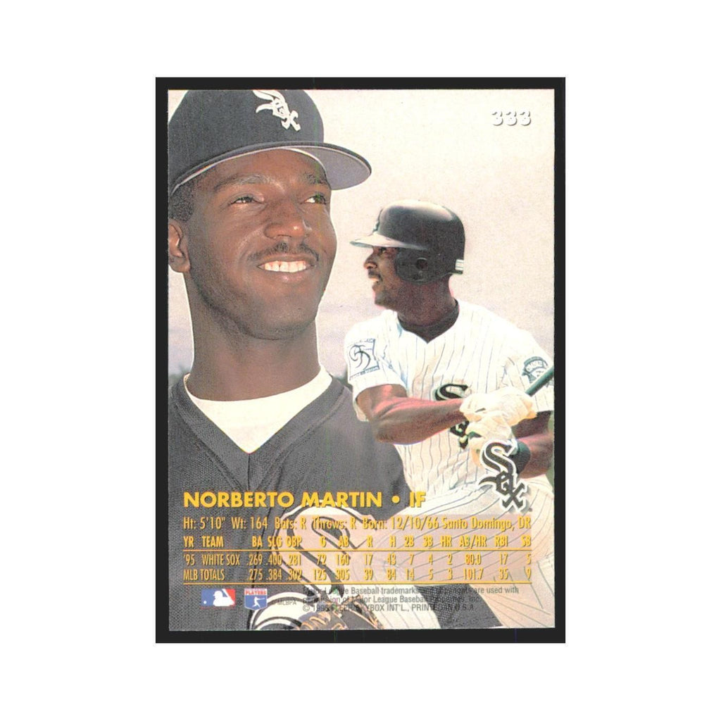 1996 Fleer Ultra Norberto Martin White Sox #333