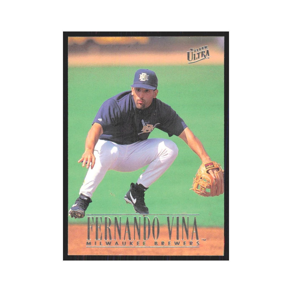 1996 Fleer Ultra Fernando Vina Brewers #370