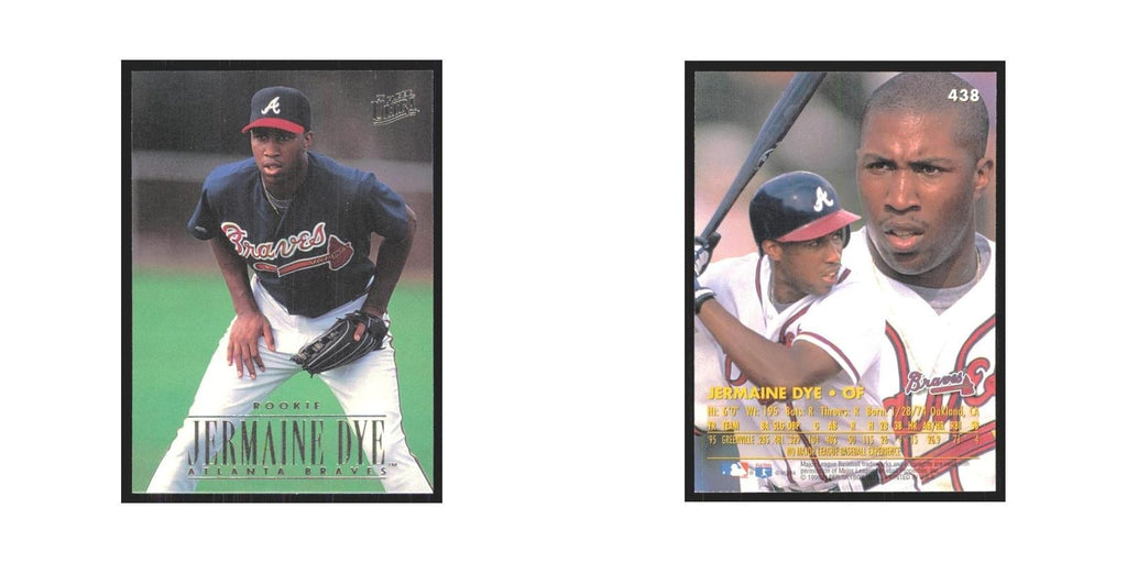 1996 Fleer Ultra Jermaine Dye RC Braves #438