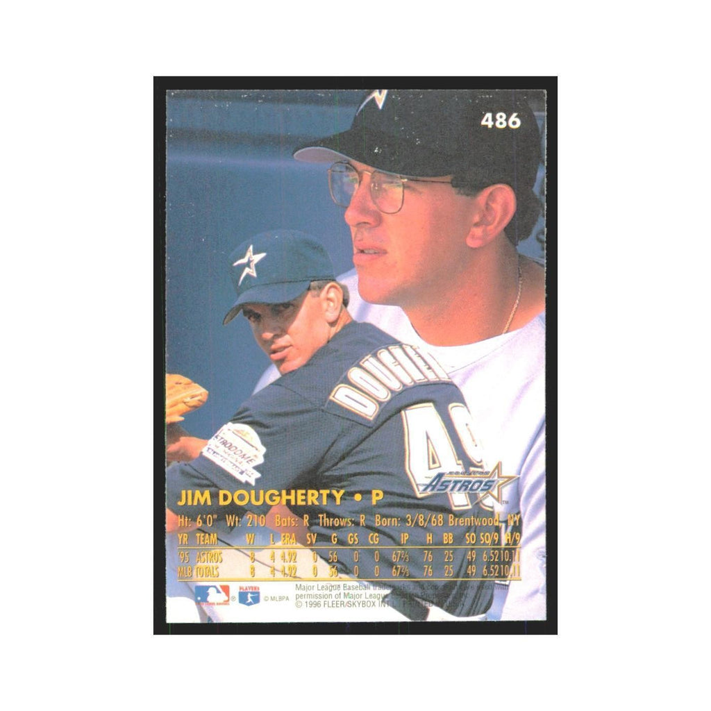 1996 Fleer Ultra Jim Dougherty Astros #486