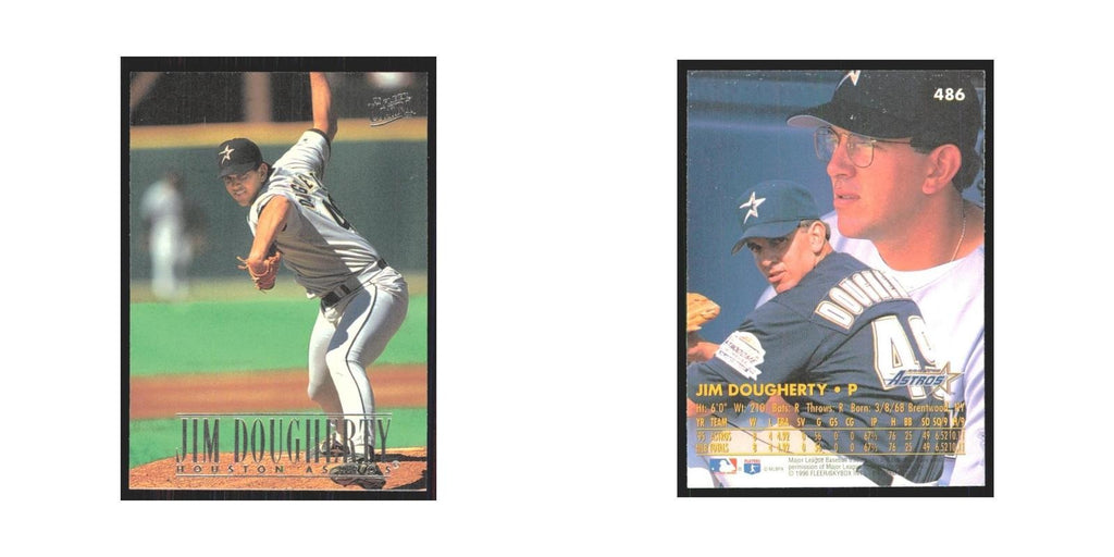 1996 Fleer Ultra Jim Dougherty Astros #486