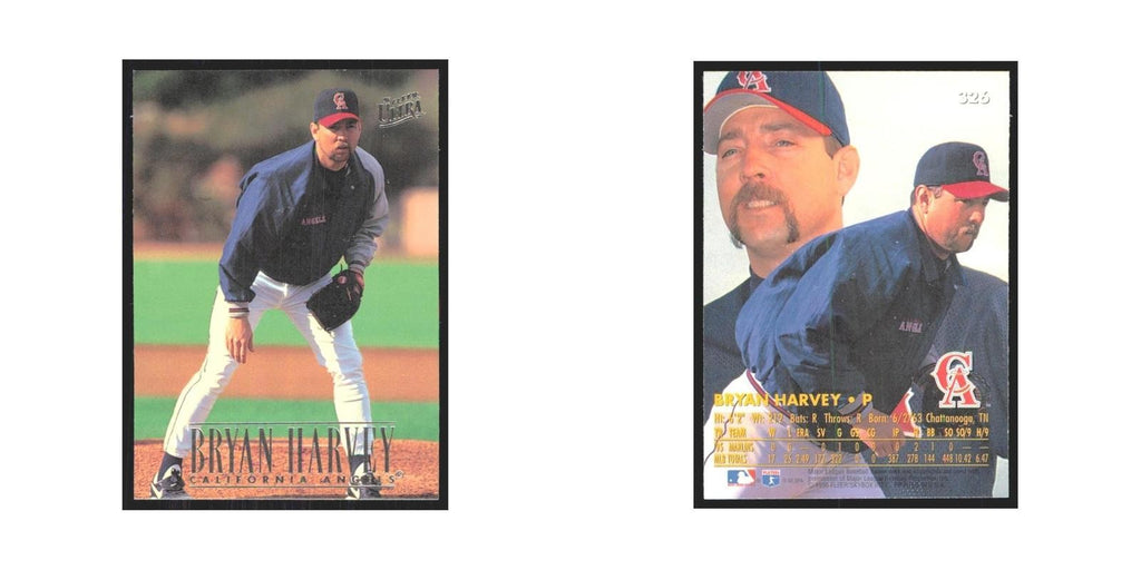 1996 Fleer Ultra Bryan Harvey Angels #326