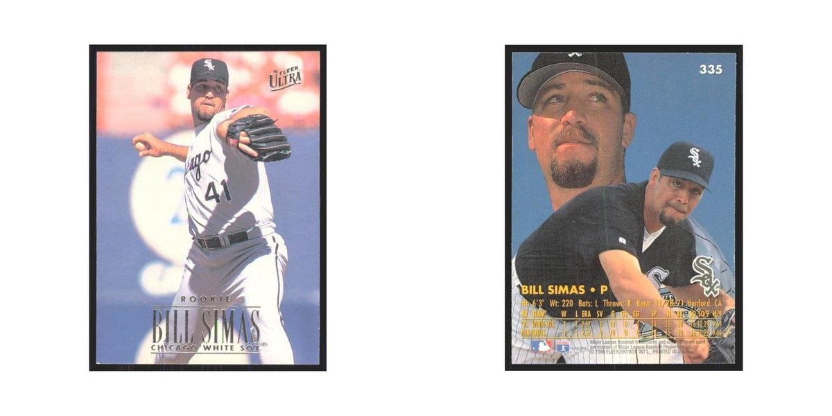 1996 Fleer Ultra Bill Simas White Sox #335