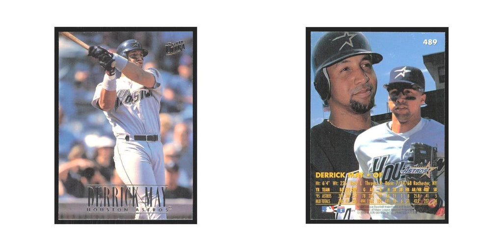 1996 Fleer Ultra Derrick May Astros #489