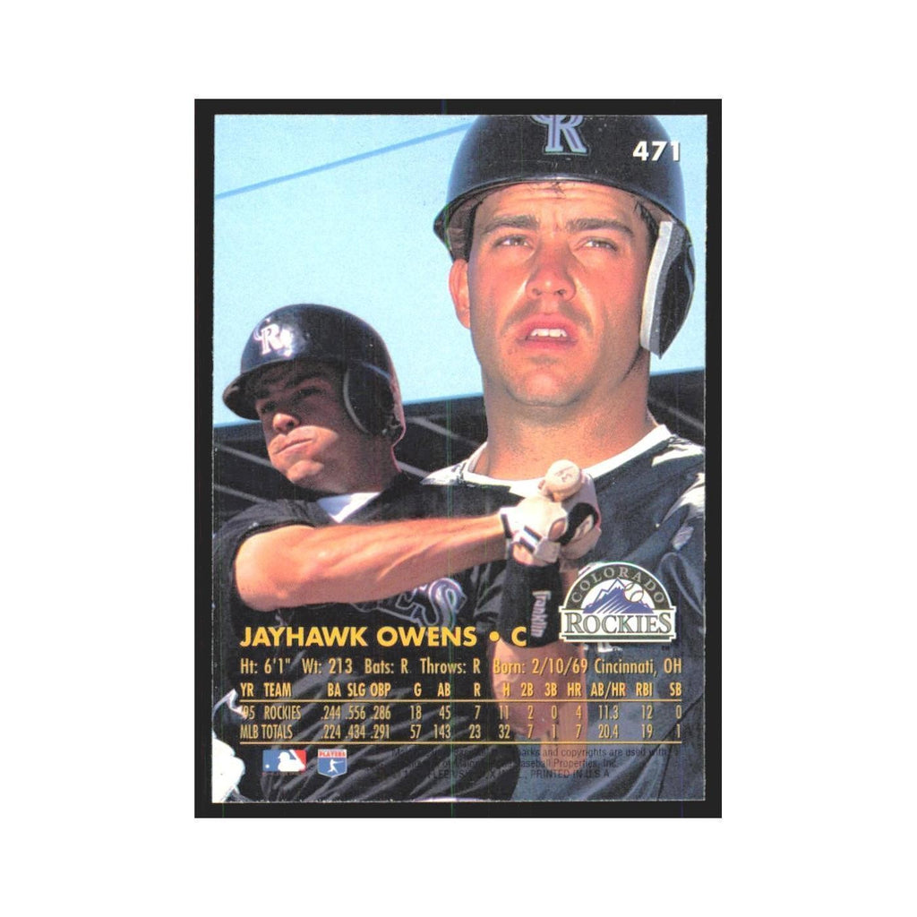1996 Fleer Ultra Jayhawk Owens Rockies #471