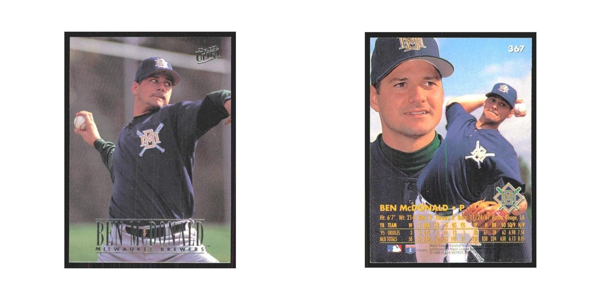 1996 Fleer Ultra Ben McDonald Brewers #367