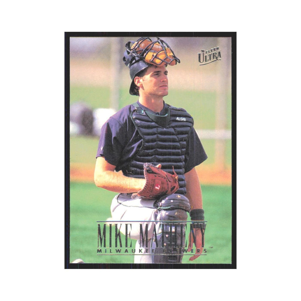 1996 Fleer Ultra Mike Matheny Brewers #366