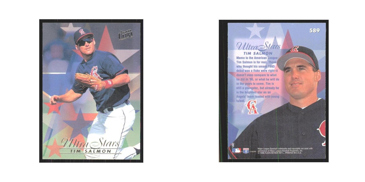 1996 Fleer Ultra Tim Salmon Angels #589