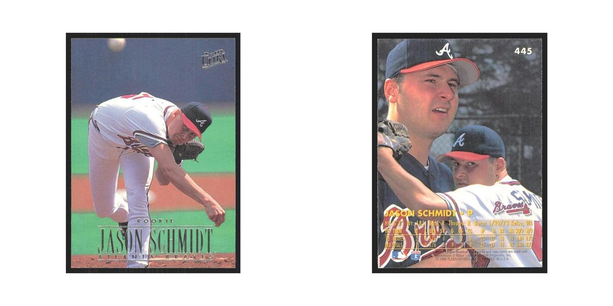 1996 Fleer Ultra Jason Schmidt Braves #445
