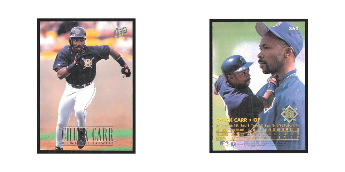1996 Fleer Ultra Chuck Carr Brewers #362
