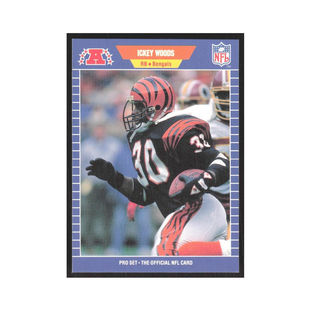 1989 Pro Set Ickey Woods Bengals #70