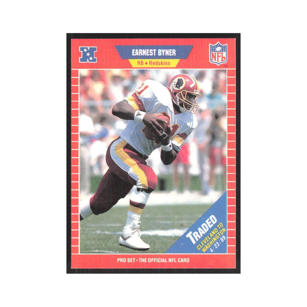 1989 Pro Set Earnest Byner Redskins #480