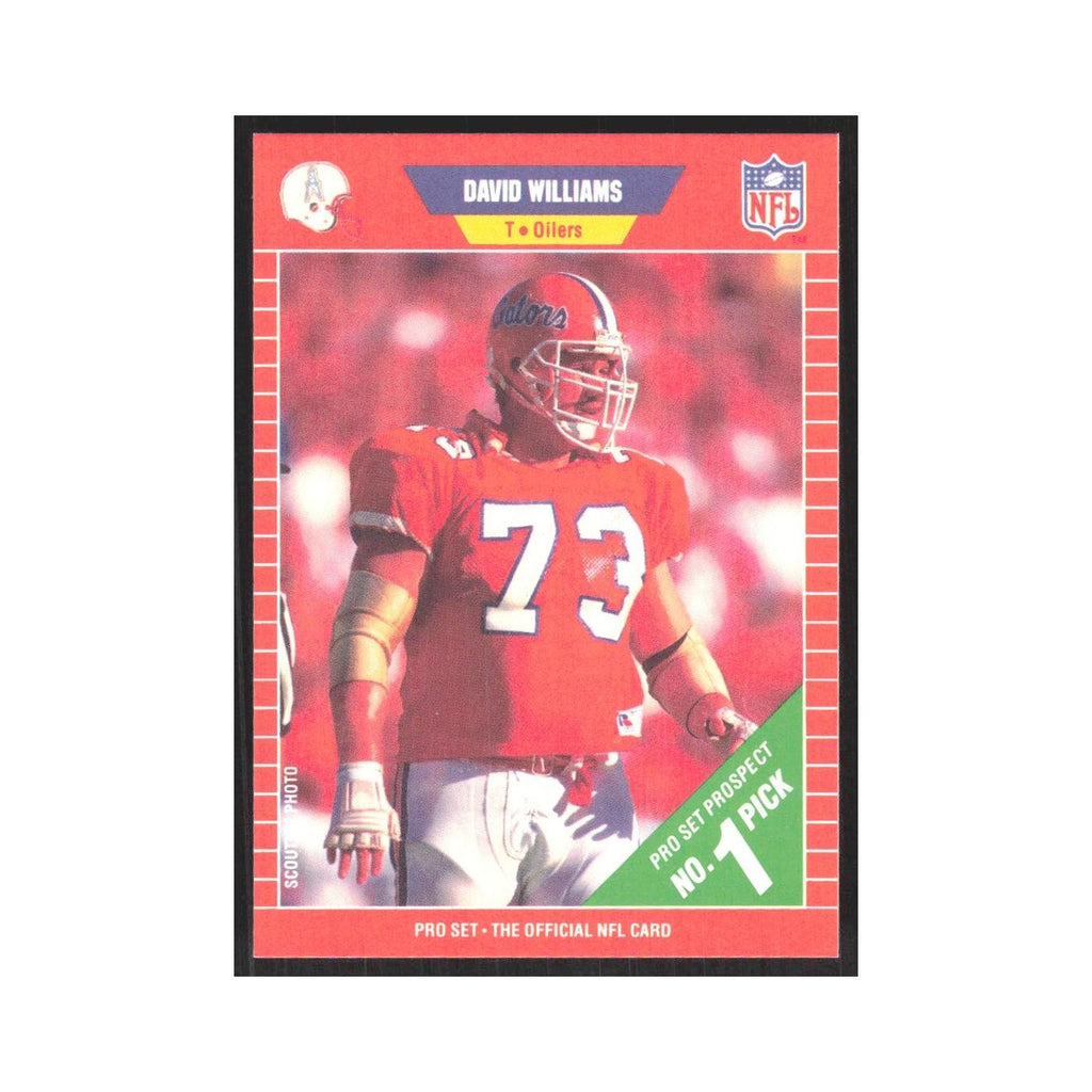 1989 Pro Set David Williams Houston Oilers #496