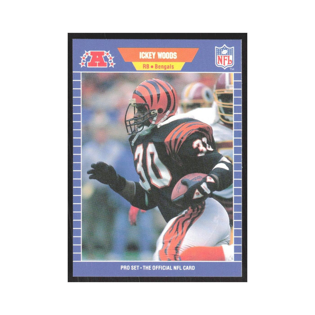 1989 Pro Set Ickey Woods Bengals #70
