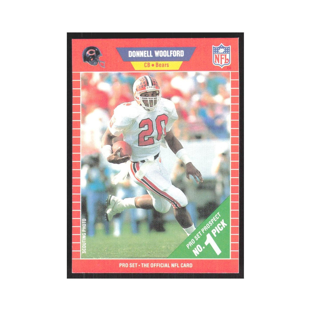 1989 Pro Set Donnell Woolford Bears #488