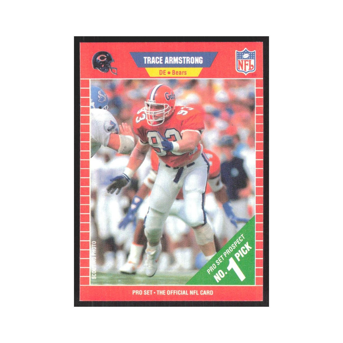 1989 Pro Set Trace Armstrong Bears #487