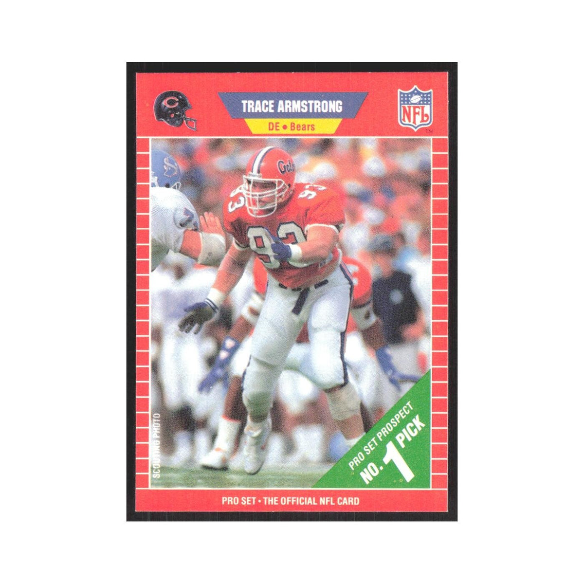 1989 Pro Set Trace Armstrong Bears #487