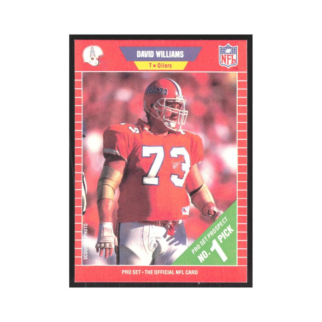 1989 Pro Set David Williams Houston Oilers #496