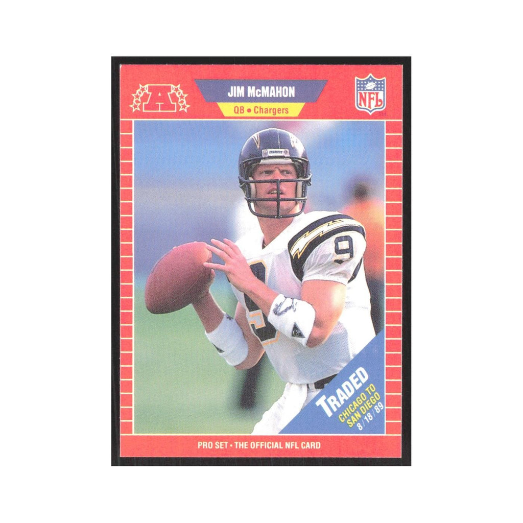 1989 Pro Set Jim McMahon San Diego Chargers #478