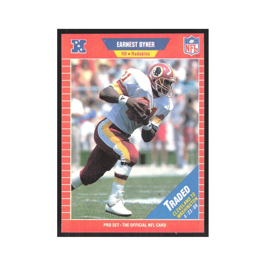 1989 Pro Set Earnest Byner Redskins #480