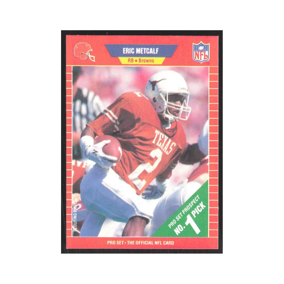 1989 Pro Set Eric Metcalf Browns #489