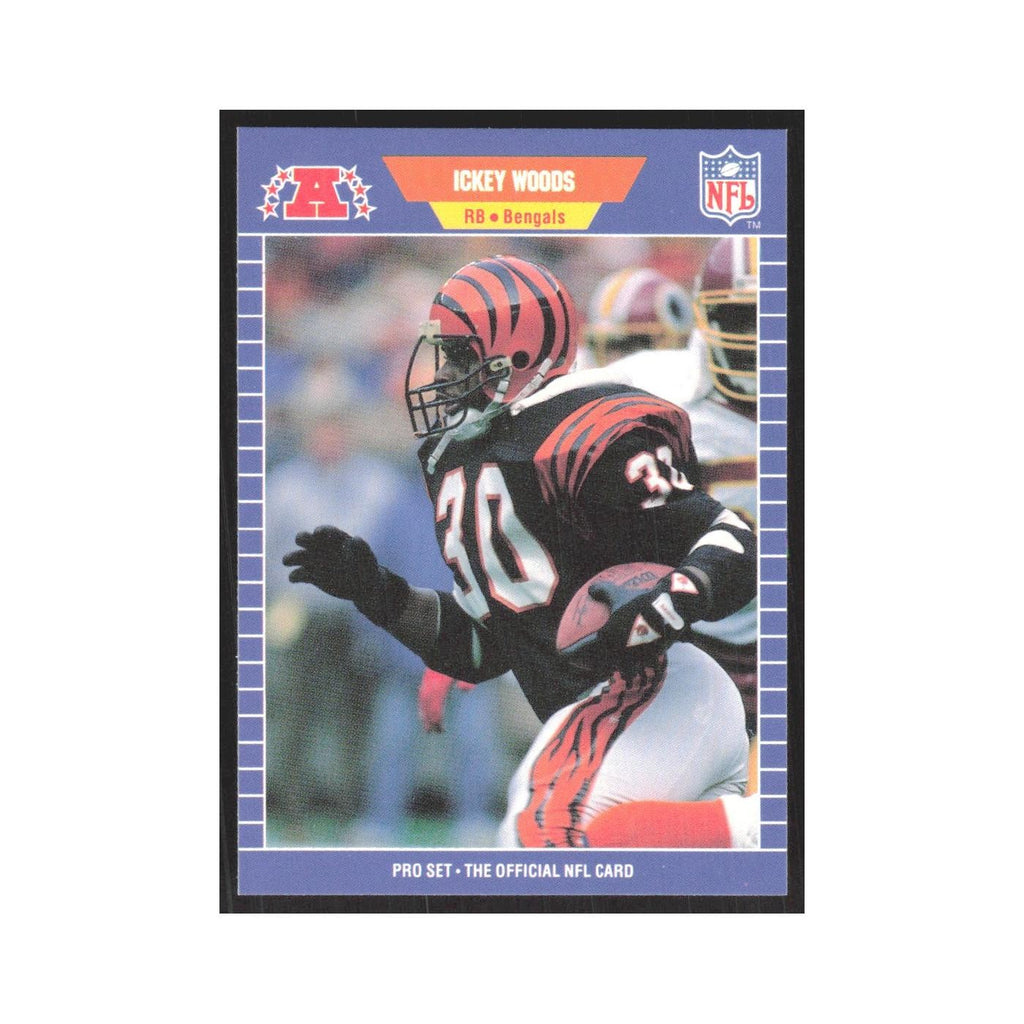 1989 Pro Set Ickey Woods Bengals #70