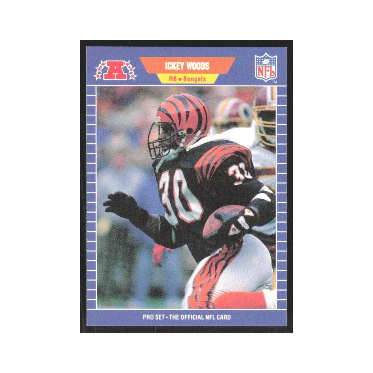 1989 Pro Set Ickey Woods Bengals #70