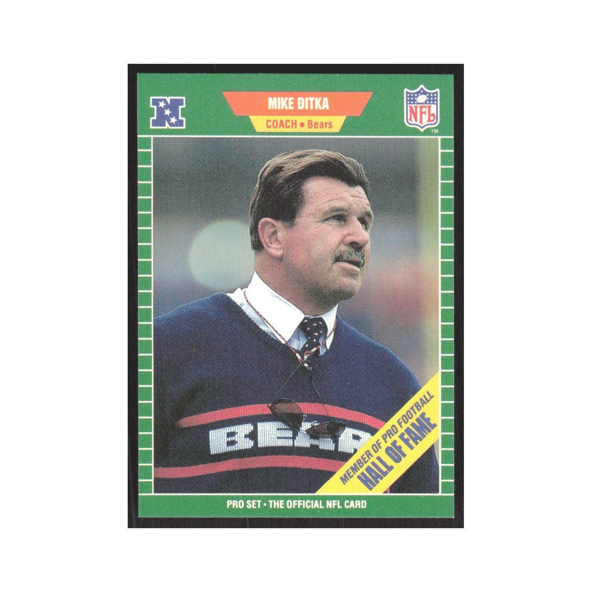 1989 Pro Set Mike Ditka Bears #53