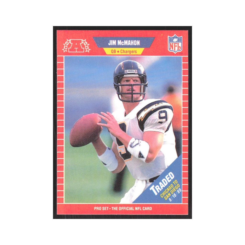 1989 Pro Set Jim McMahon San Diego Chargers #478