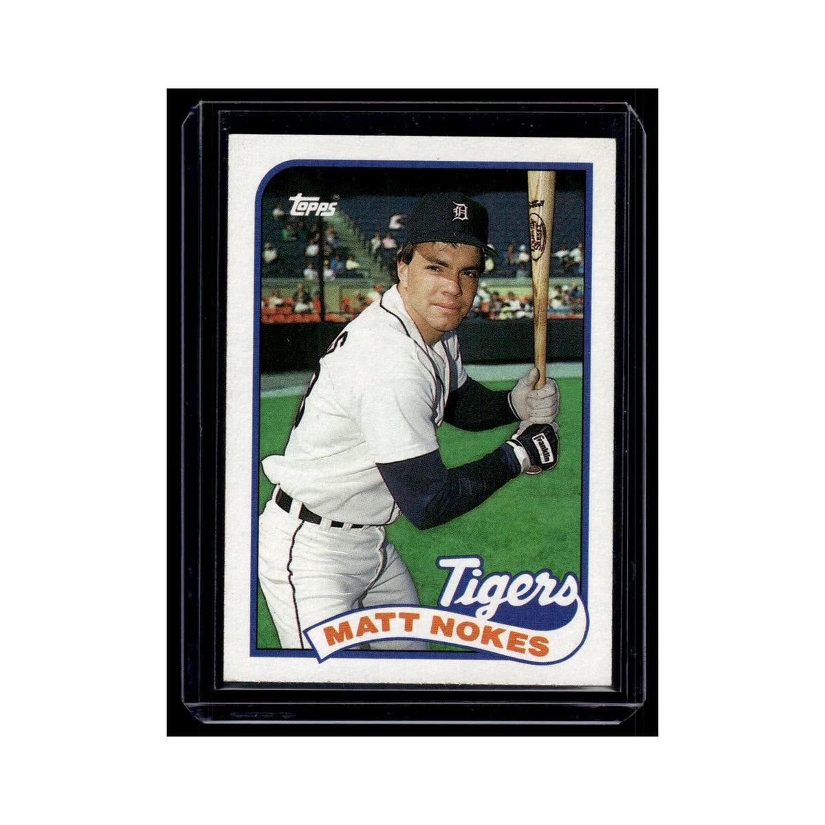 Matt Nokes 1989 Topps #445 Detroit Tigers Baseball Card NM