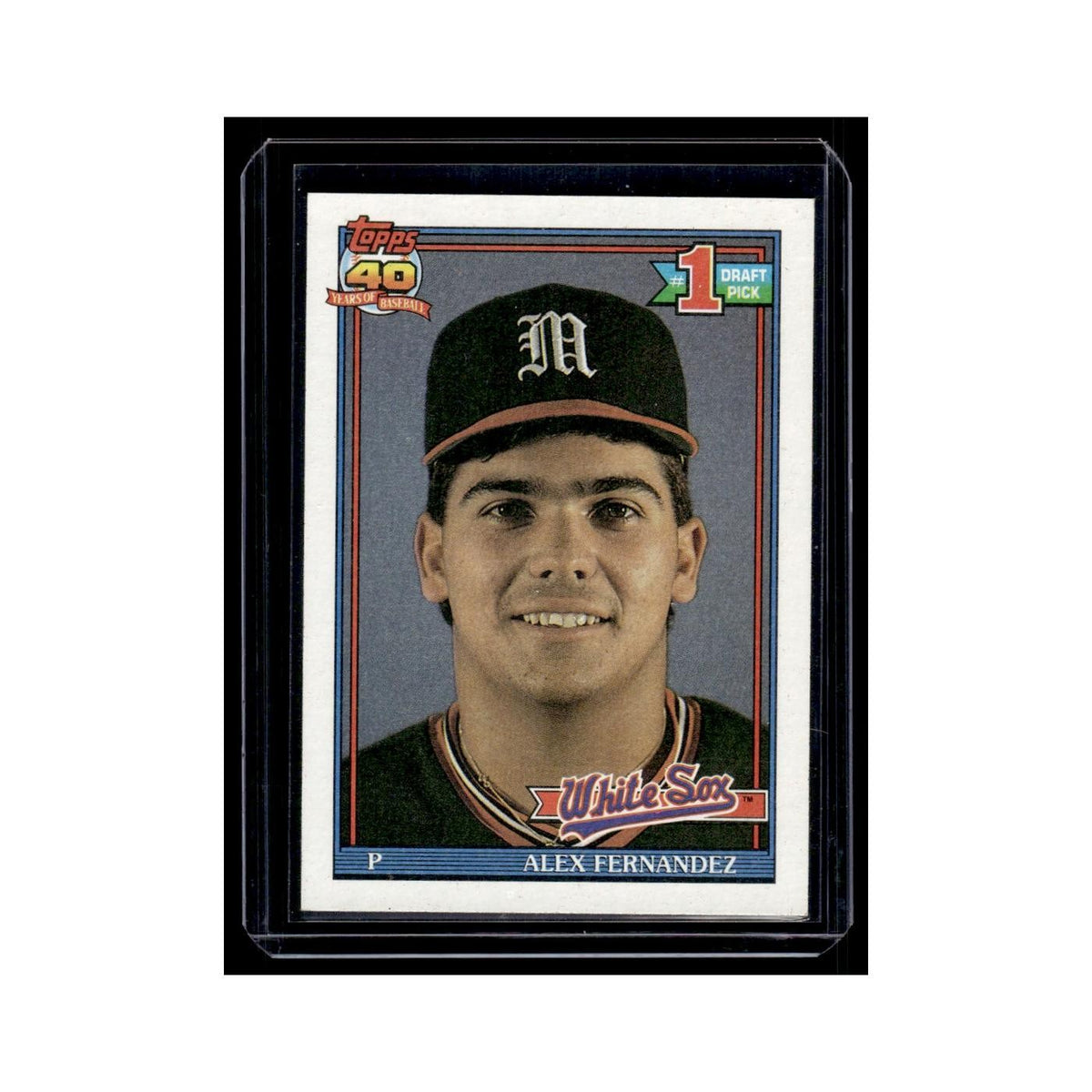 Alex Fernandez 1991 Topps #278 Chicago White Sox Baseball Card NM