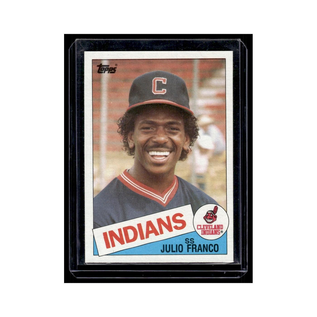 Julio Franco 1985 Topps #237 Cleveland Indians Baseball Card NM