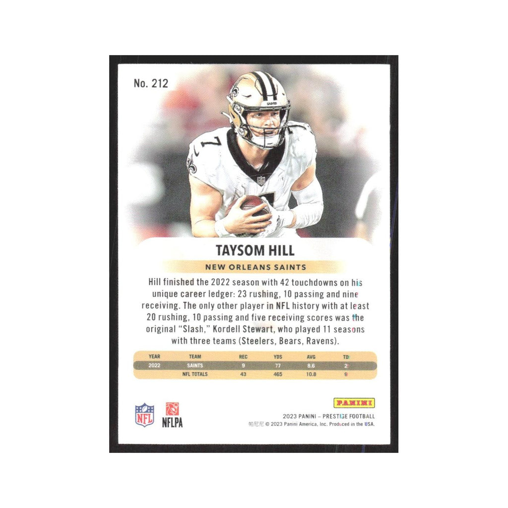 2023 Panini Prestige Taysom Hill Saints #212