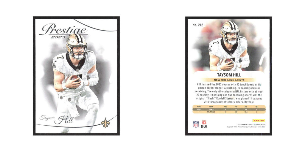 2023 Panini Prestige Taysom Hill Saints #212