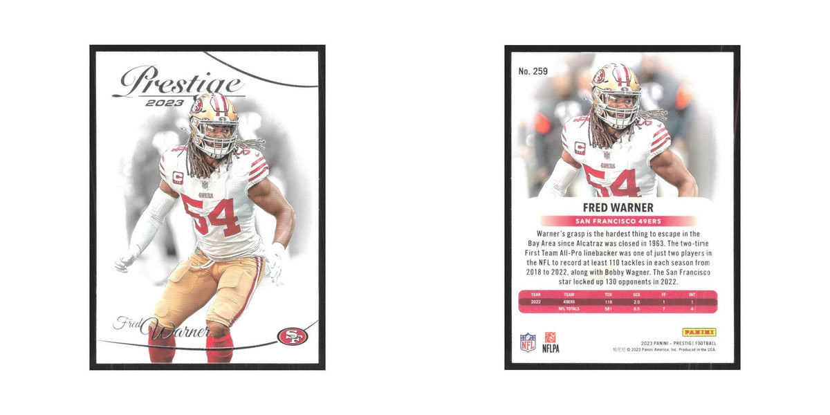 2023 Panini Prestige Fred Warner 49ers #259