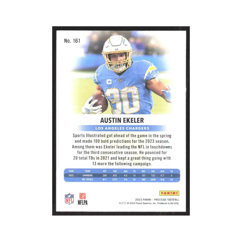 2023 Panini Prestige Austin Ekeler Chargers #161