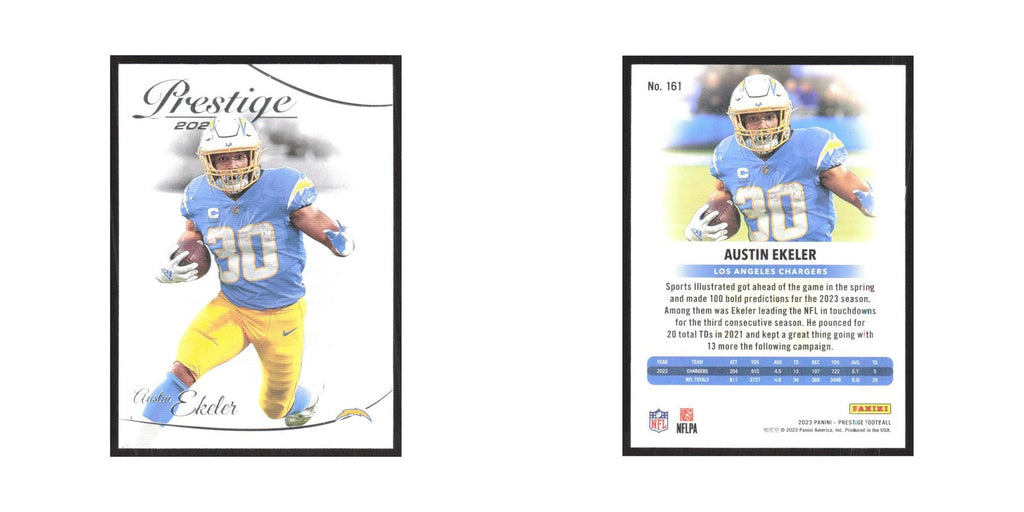 2023 Panini Prestige Austin Ekeler Chargers #161