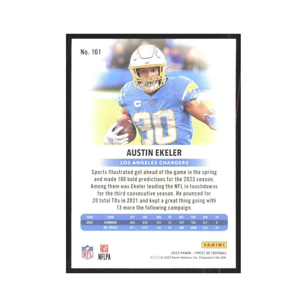 2023 Panini Prestige Austin Ekeler Chargers #161