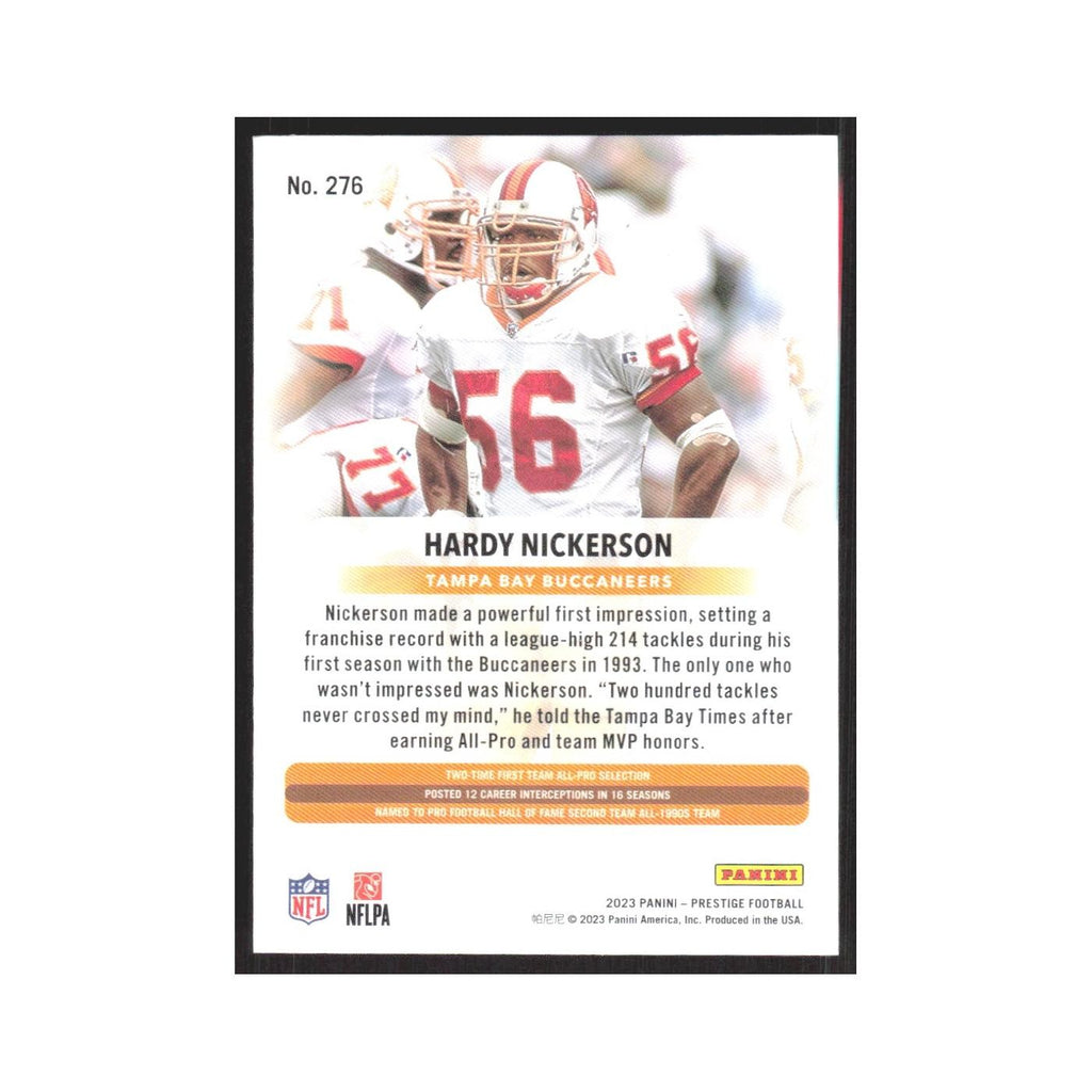 2023 Panini Prestige Hardy Nickerson Buccaneers #276