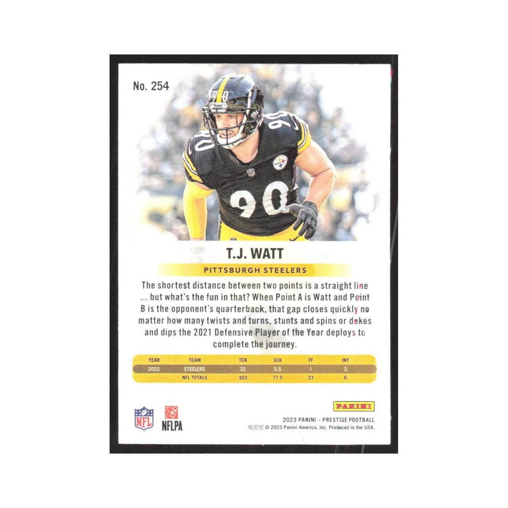 2023 Panini Prestige T.J. Watt Steelers #254