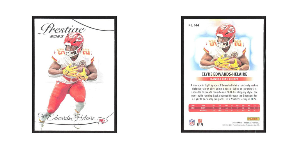 2023 Panini Prestige Clyde Edwards-Helaire Chiefs #144