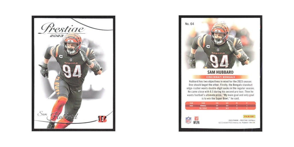 2023 Panini Prestige Sam Hubbard Bengals #64